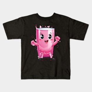 Soft drink cute T-Shirt cute giril Kids T-Shirt